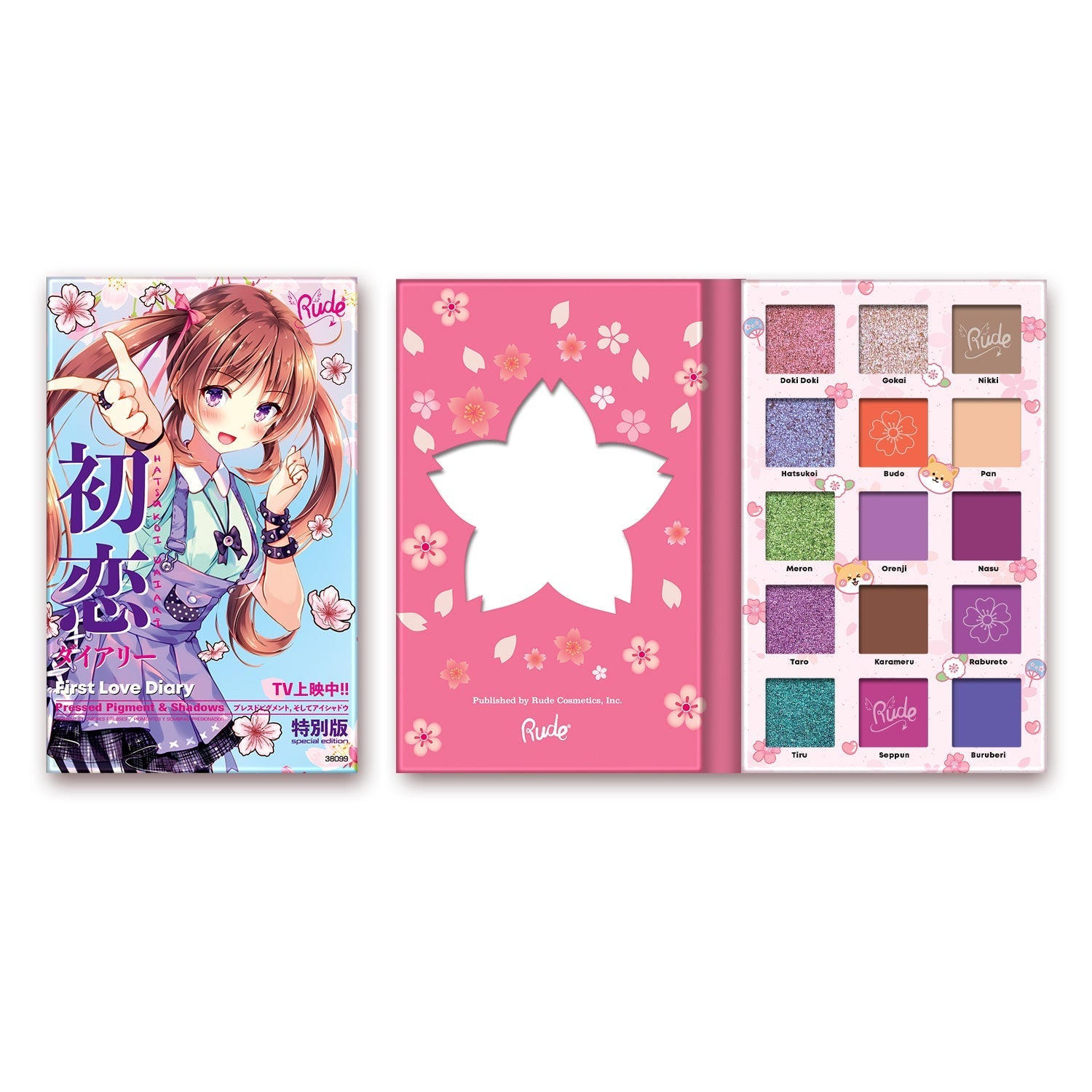 RUDE Manga Collection Pressed Pigments & Shadows - First Love Diary -  First Love Diary